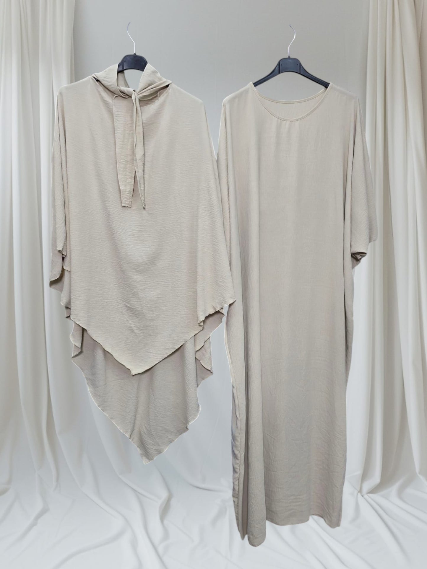 Abaya mit khimar 2 teilig