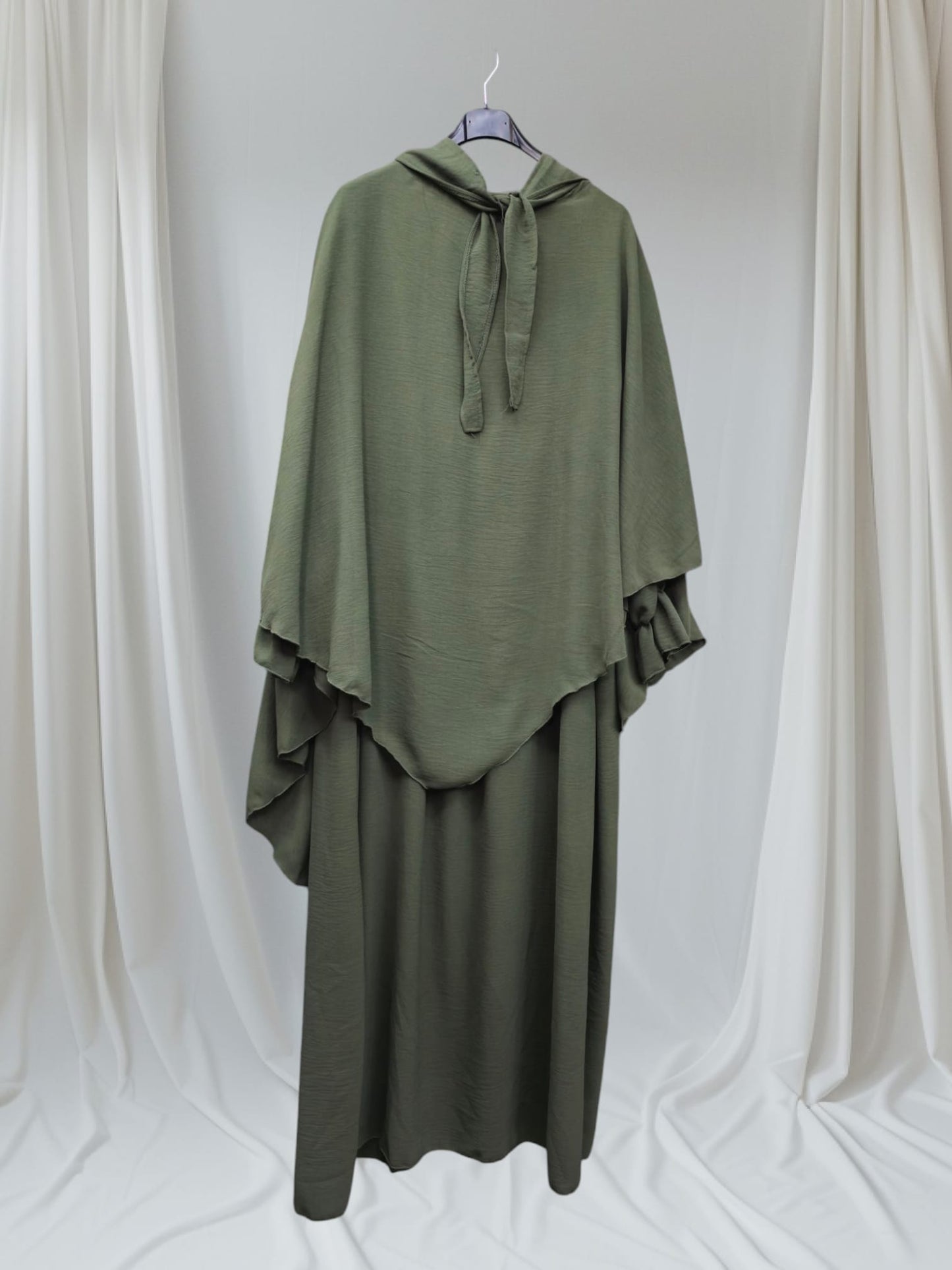 Abaya mit khimar 2 teilig
