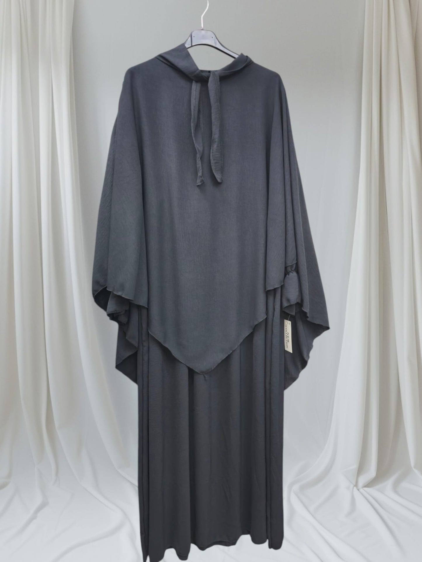 Abaya mit khimar 2 teilig